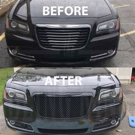 black grill chrysler 300c|bentley grille for chrysler 300.